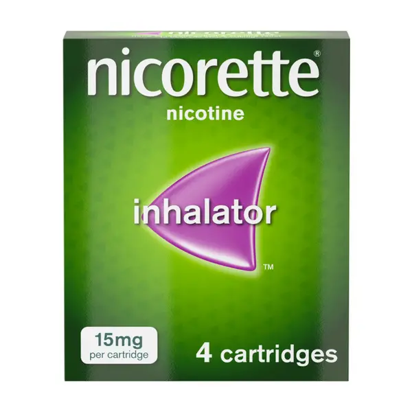 Image of Nicorette 15mg Inhalator 4x Cartridges