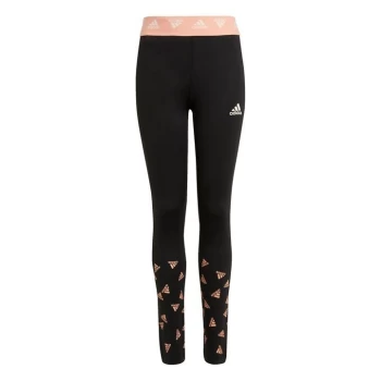 Image of adidas UP Training Tights Junior Girls - Black