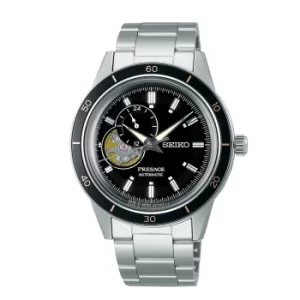 Image of SEIKO PRESAGE STYLE 60'S AUTOMATIC SILVER DIAL STAINLESS STEEL BRACELET Mens WATCH SSA425J1