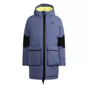 Image of adidas Utilitas Down Parka Unisex - Purple