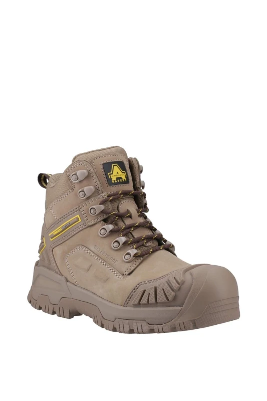 Image of Amblers Safety Womens Mary Lightweight 6' Safety Boots UK Size 7 (EU 41) Stone AMB384-STONE-7