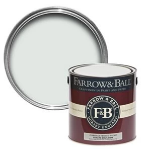 Image of Farrow & Ball Estate Cabbage white No 269 Matt Emulsion Paint 2.5L