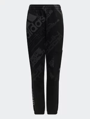 Image of Boys, adidas Arkd3 Pocket Joggers, Black, Size 9-10 Years