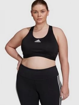 Image of Adidas Don'T Rest Alphaskin Plus Size Bra - Black