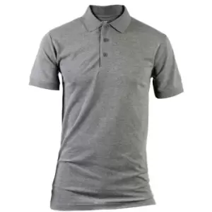 Image of Caterpillar Essentials Polo Shirt Dark Heather Grey - Large