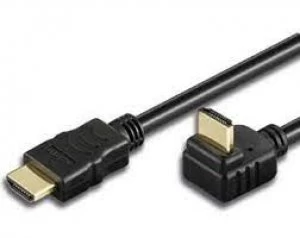 Image of 1m High Speed HDMI Angled Cable Black