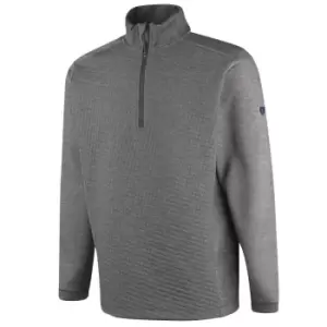 Image of ISLAND GREEN MENS TOP LAYER JACQUARD KNIT Slate Grey Medium