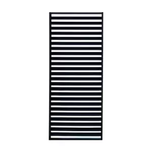 Image of Gallery Interiors Melissa Pergola Louvre Screen in Black / Large