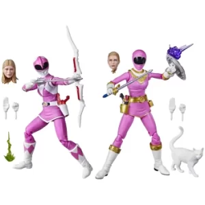 Image of Hasbro Power Rangers Lightning Collection Pink Ranger 2-pack Kat Hillard 6" Premium Collectible Action Figure Toys