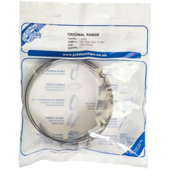 Image of 10.5MS Hose Clip Zinc Plated (BZP) Mild Steel 235MM - 267MM