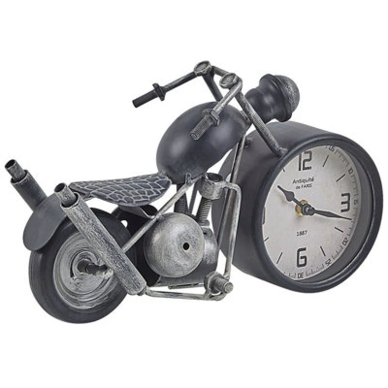 Image of Beliani Industrial Clock Berno 30 Cm Metal Black