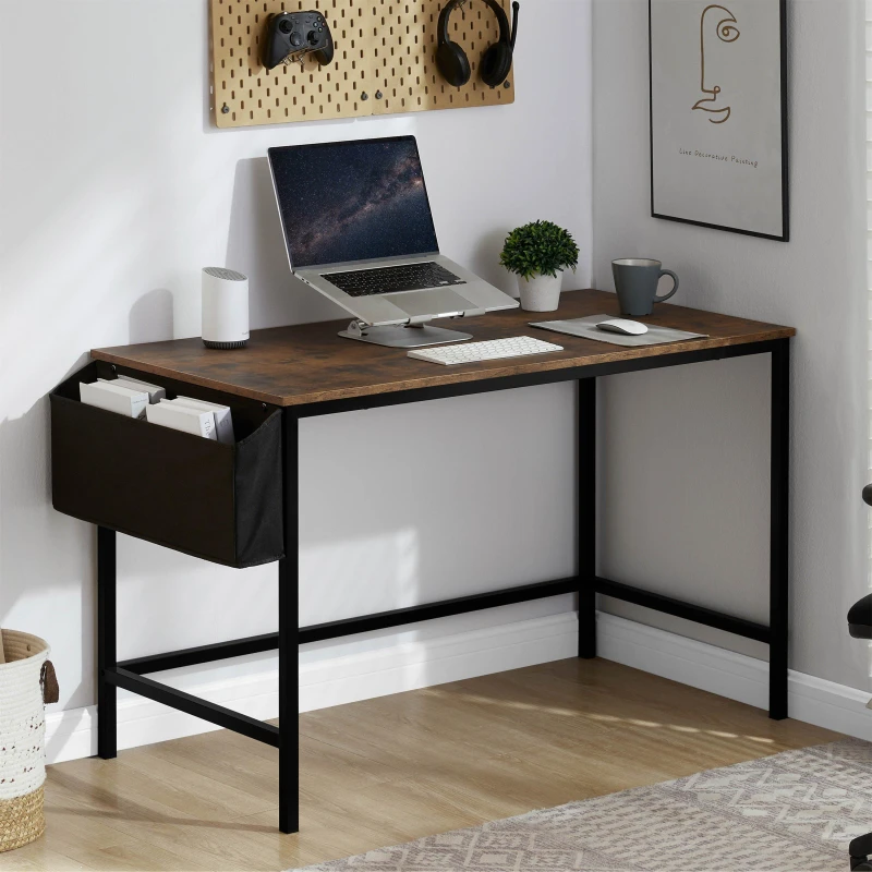 Image of Lassic Vida Designs Brooklyn Large Computer Desk Dark Wood unisex Large