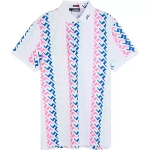 Image of J Lindeberg Golf Tech Polo Shirt - Multi