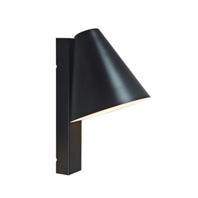 Image of Nordlux Wilmer Metal Wall Light Black,plug In Or Mains
