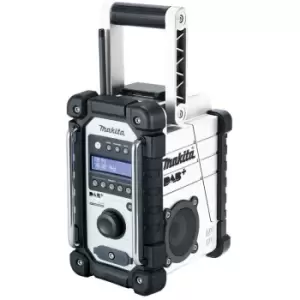 Image of Makita - DMR110NW dab/dab+ Jobsite Radio White (Body Only)