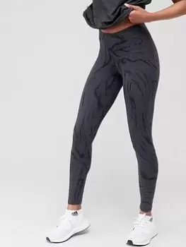 Image of adidas Future Icons Graphix Leggings - Dark Grey, Size S, Women