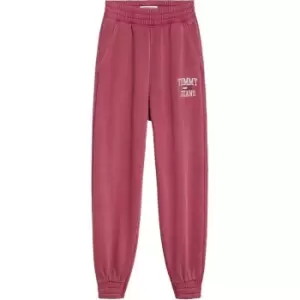 Image of Tommy Jeans College Baggy Jog Pants - Red