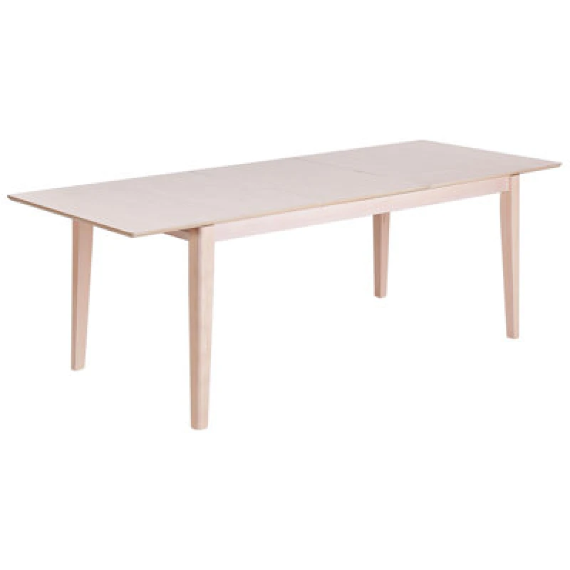 Image of Beliani Extending Dining Table Crosby Light Beech 180/240 Cm 90 Cm