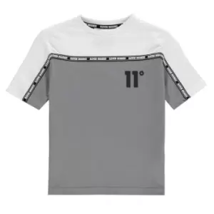 Image of 11 Degrees Cut and Sew Tape T Shirt - Grey