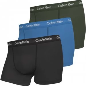 Image of Calvin Klein Stretch Trunks 3 Pack - Dusk/Coph/Black