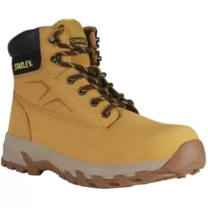 Image of Stanley Mens Tradesman Leather Safety Boots (7 UK) (Honey) - Honey