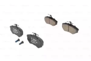 Image of Bosch 0986466700 BP694 Brake Pad Set Disc Brake Front Axle