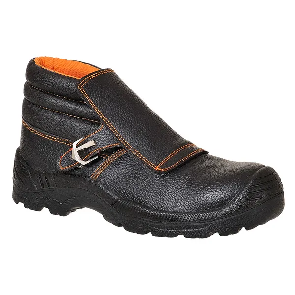 Image of Portwest Compositelite Welders Safety Boots FW07BKR43 Colour: Black / Orange