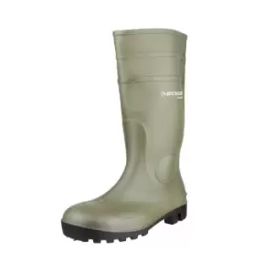 Image of Dunlop Unisex Adult Protomastor Wellington Boots (6 UK) (Green/Black)