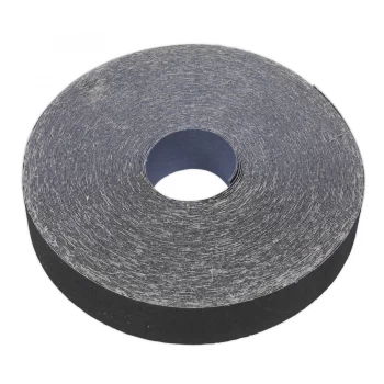 Image of Sealey ER2550150 Emery Roll Blue Twill 25mm x 50mtr 150Grit