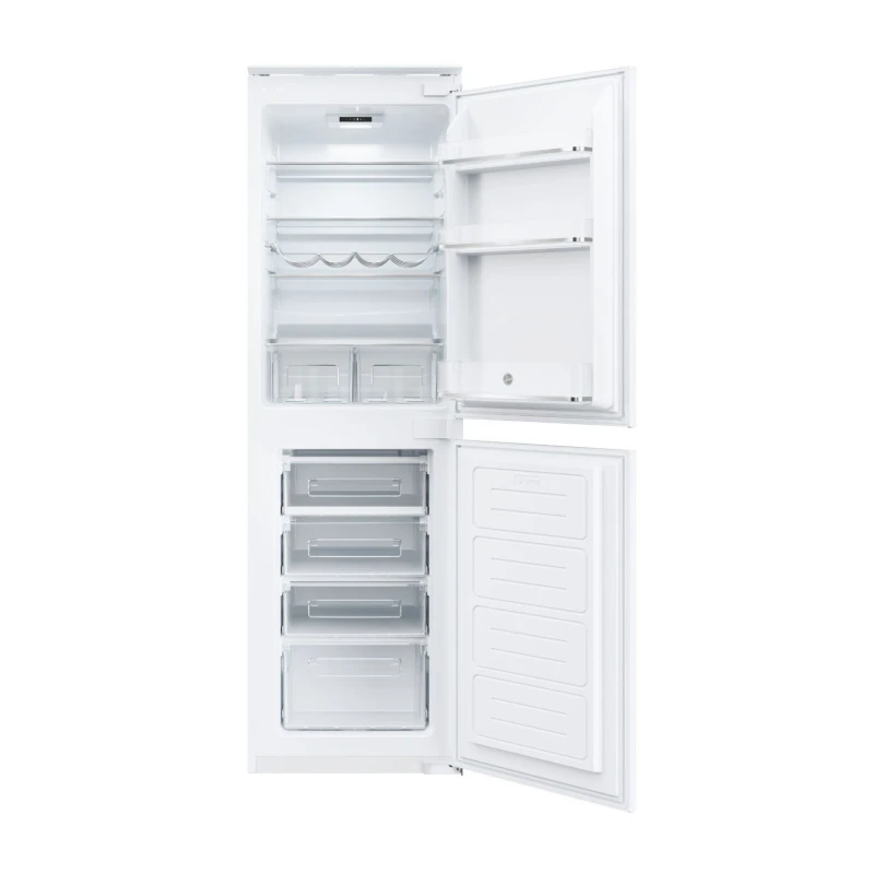 Image of Hoover HOB50S518EK 177cm High 50/50 Integrated Fridge Freezer with Sliding Door Fixing Kit - White - E Rated