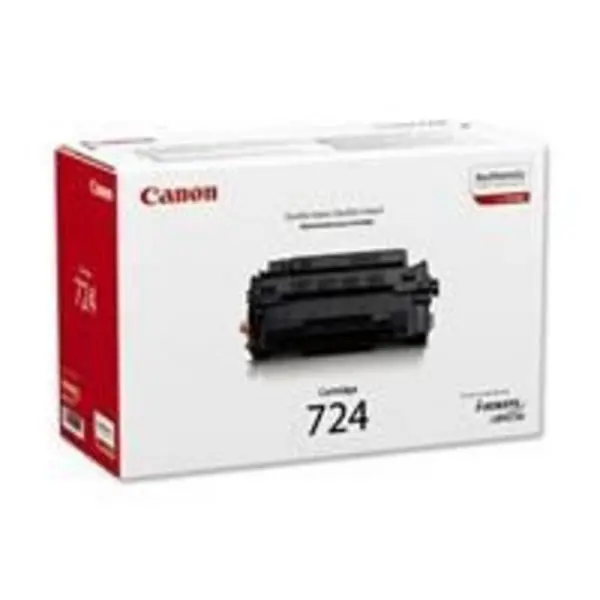 Image of Canon 724 Black Toner Cartridge - 3481B002 (Original)