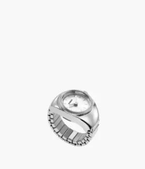Image of Fossil Women Watch Ring Two-Hand Stainless Steel