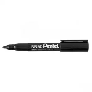 Image of Pentel NN50-A Black Bullet Tip Marker Pen