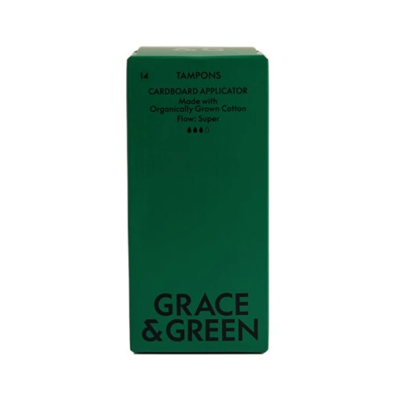 Image of Grace and Green Applicator Tampons Super (14 Pack) GG_OTAS_008
