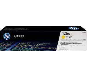 Image of HP 126A Yellow Laser Toner Ink Cartridge