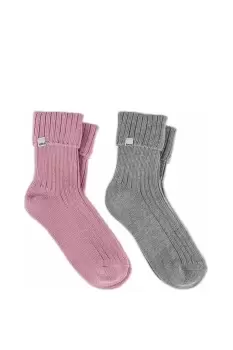 Image of Twin Pack Turnover Socks
