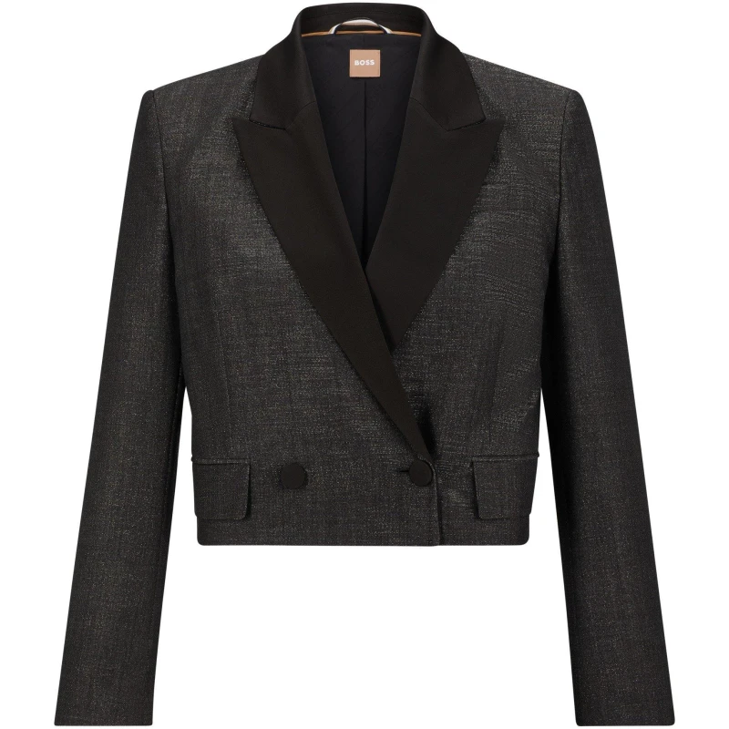 Image of Boss Womens Joleah Blazer Dark Grey female 4 (XXS)