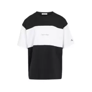 Image of Calvin Klein Jeans Color Block T-Shirt - Black