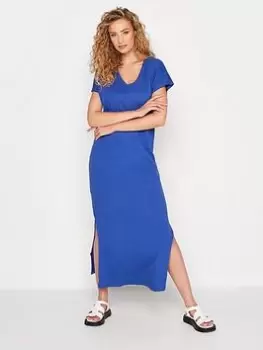 Image of Long Tall Sally T-Shirt Dress - Blue Size 12, Women