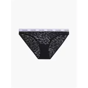 Image of Calvin Klein Lace Bikini Briefs - Black