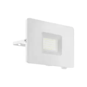 Image of IP65 Outdoor Wall Flood Light White Adjustable 50W Built in LED Porch Lamp
