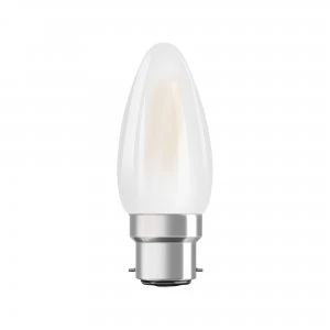 Image of Osram 4W Parathom Frosted LED Candle Bulb BC/B22 Very Warm White - 061859-439771