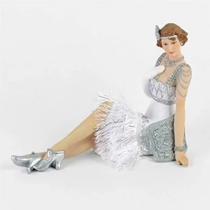 Image of Gatsby Girls Figurine Sitting - Evelyn