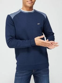 Image of Jack & Jones Colour Block Crew Neck Sweatshirt