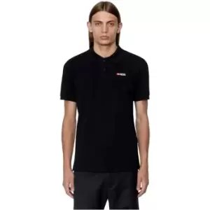 Image of Diesel Denim Div Polo S32 - Black