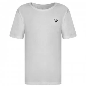 Image of TRUE RELIGION Junior Boys Crafted T Shirt - White