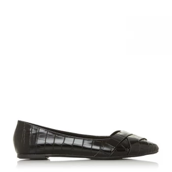 Image of Head Over Heels by Dune Black 'Harpey' Ballet Pumps - 3
