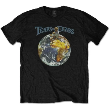 Image of Tears For Fears - World Unisex Medium T-Shirt - Black