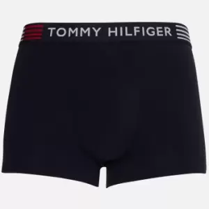 Image of Tommy Hilfiger Mens Logo Waistband Trunks - Desert Sky - XL