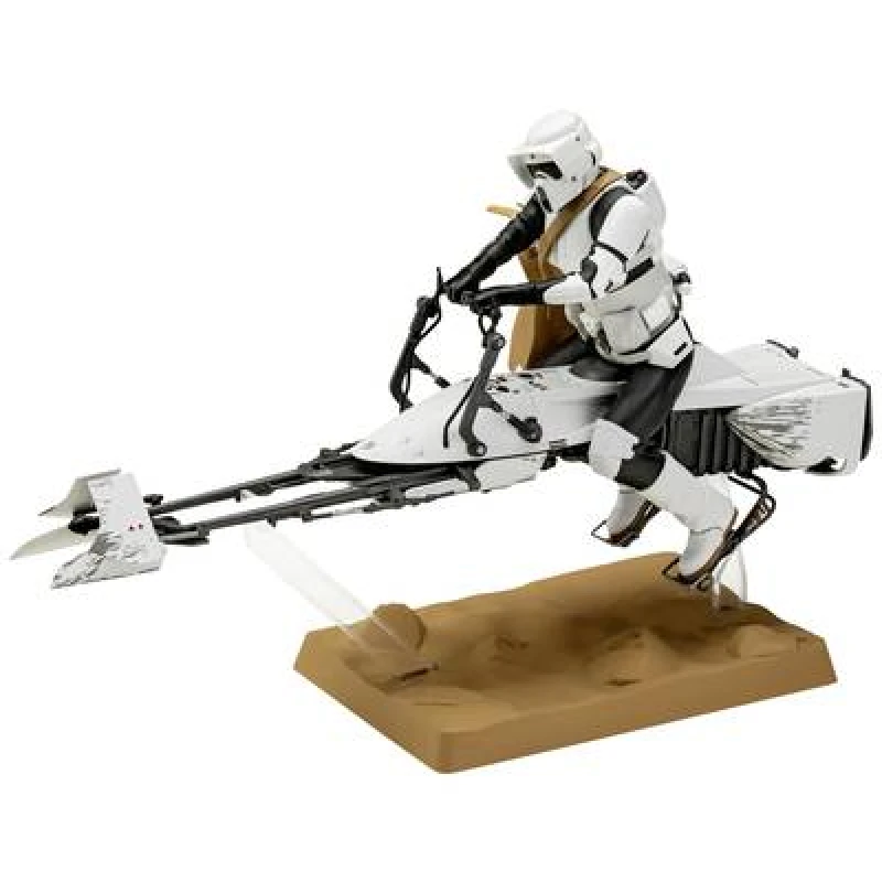 Image of Revell Revell 06786 Star Wars Speeder Bike Sci-Fi spacecraft assembly kit 1:12 06786